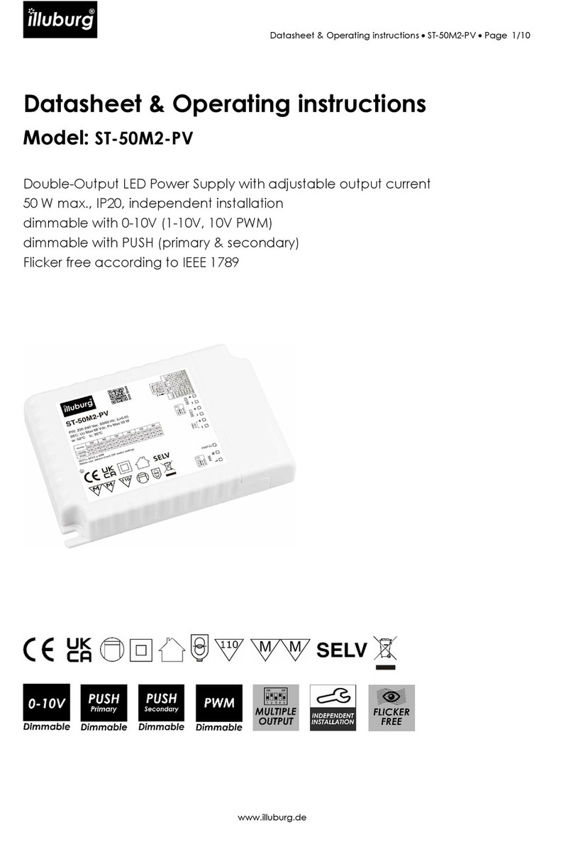 illuburg ST-50M2-PV Datasheet and Operating Instructions illuburg ST-50M2-PV Datasheet and Operating Instructions