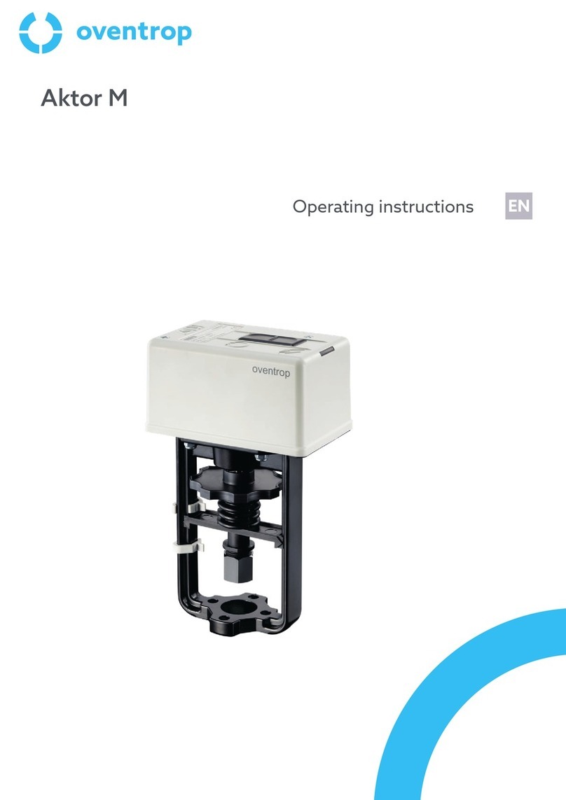 oventrop Aktor M operating instructions