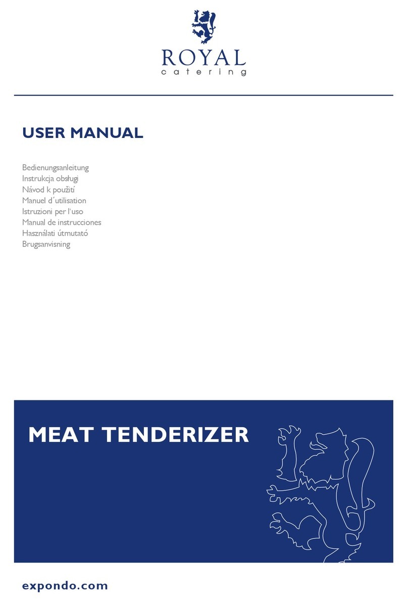 Royal Catering RCMT-351W user manual