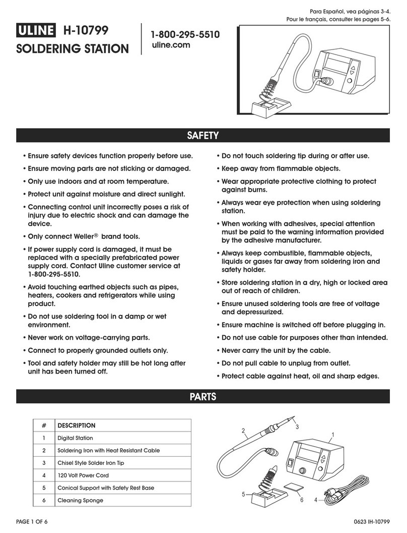 U-Line H-10799 quick start guide