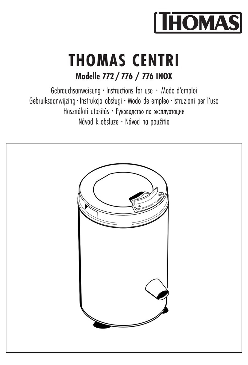 Thomas CENTRI 772 Instructions for use