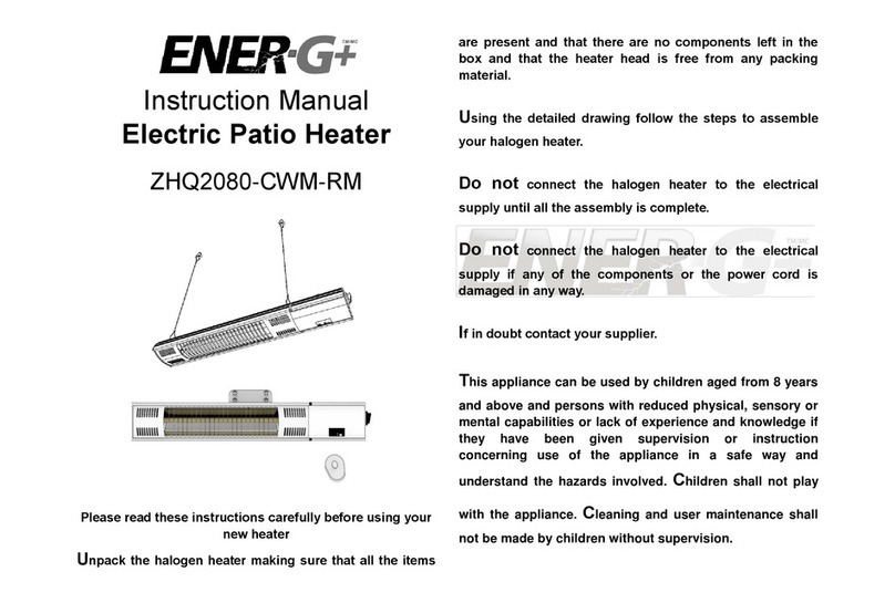Ener-G+ ZHQ2080-CWM-RM instruction manual