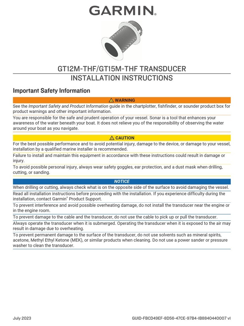 Garmin GT12M-THF installation instructions