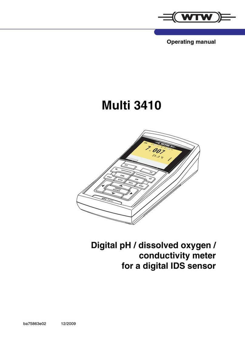 wtw Multi 3410 operating manual