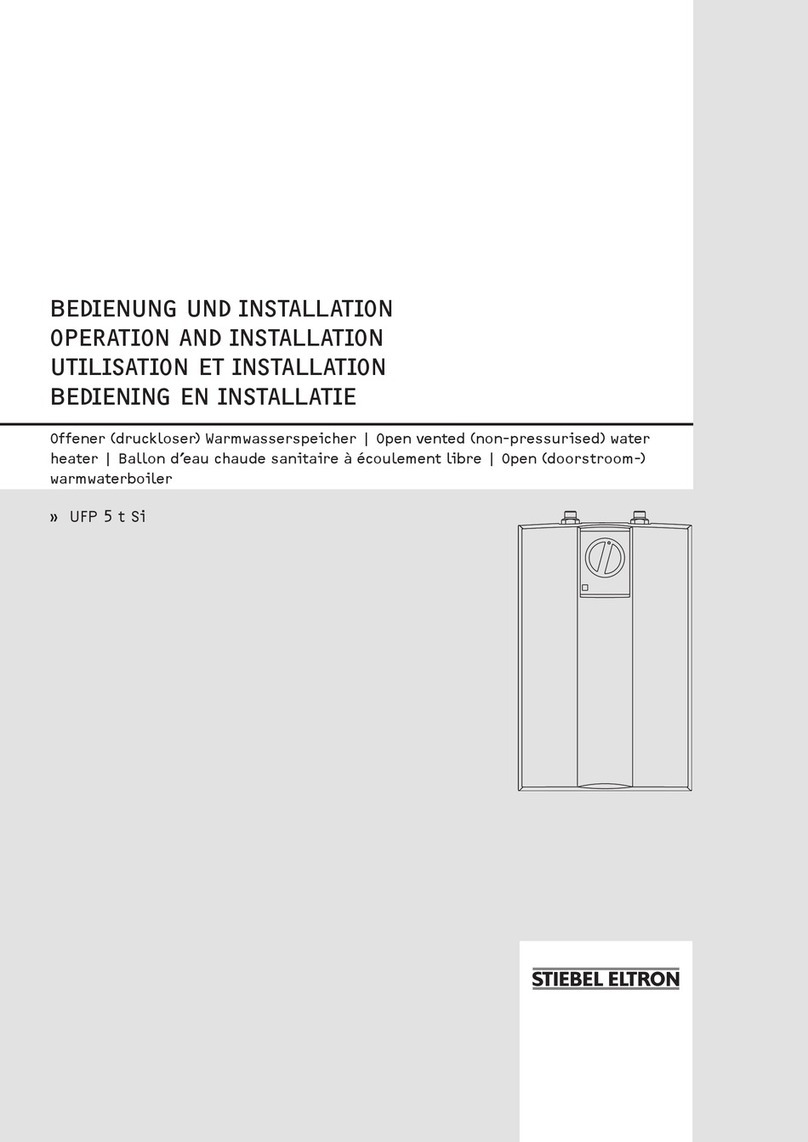 STIEBEL ELTRON UFP 5 t Si Operations & installation guide