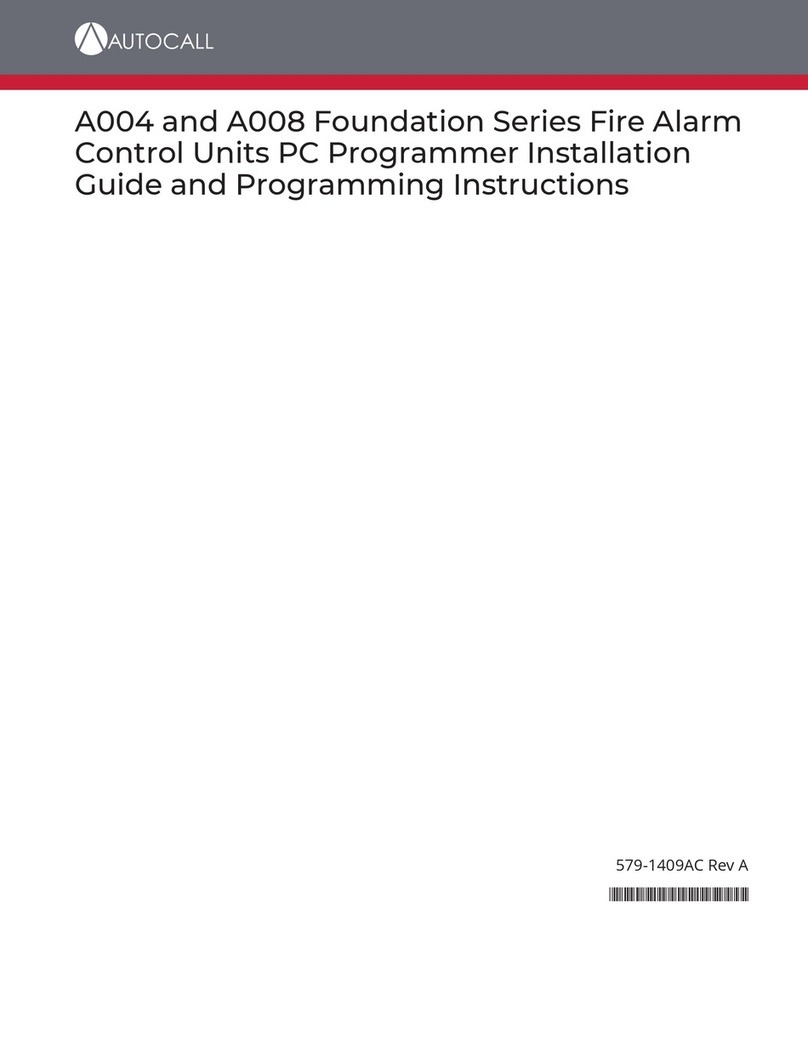 Autocall A004 Series manual