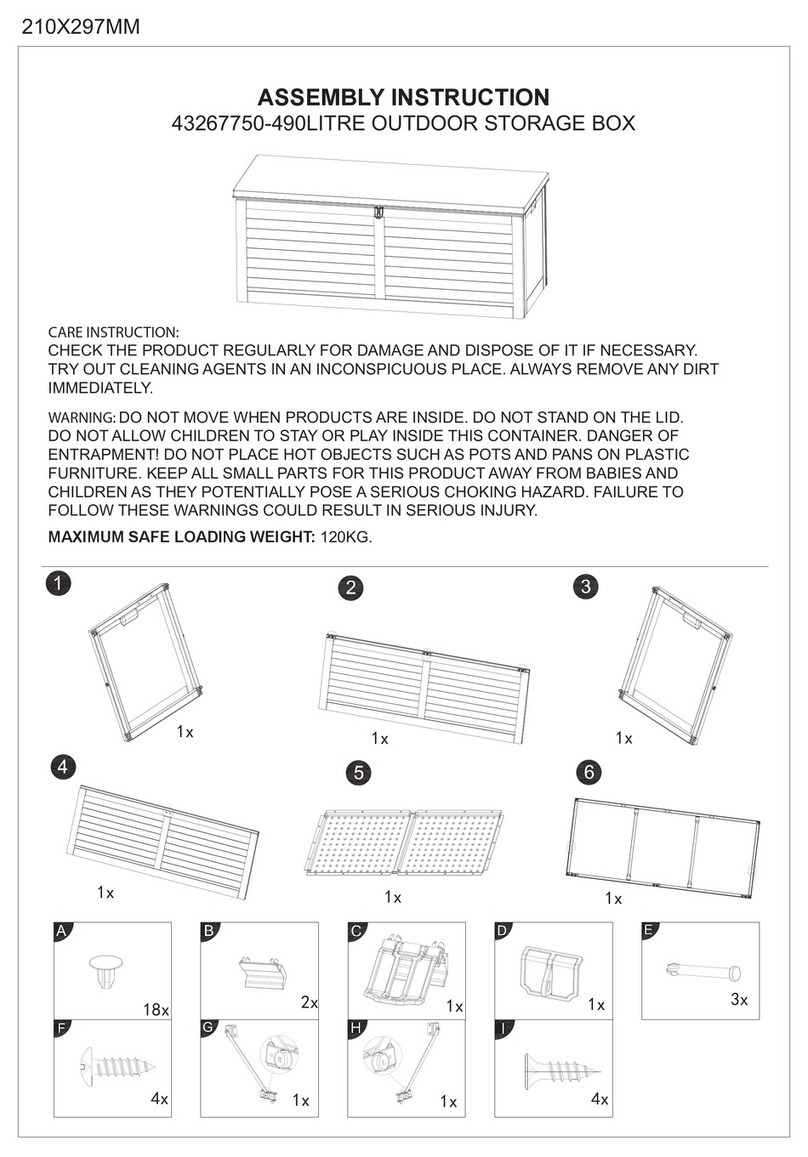 KMART 43267750-490LITRE Assembly instruction