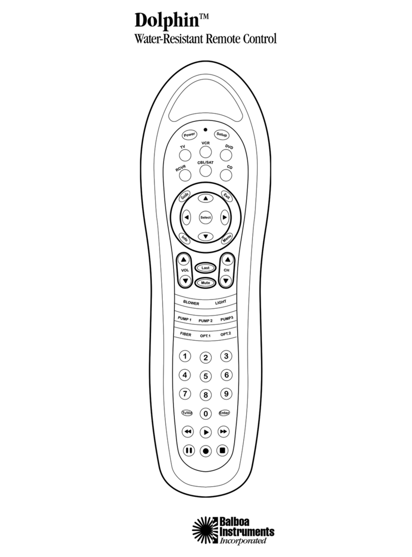 Balboa Instruments Dolphin User manual