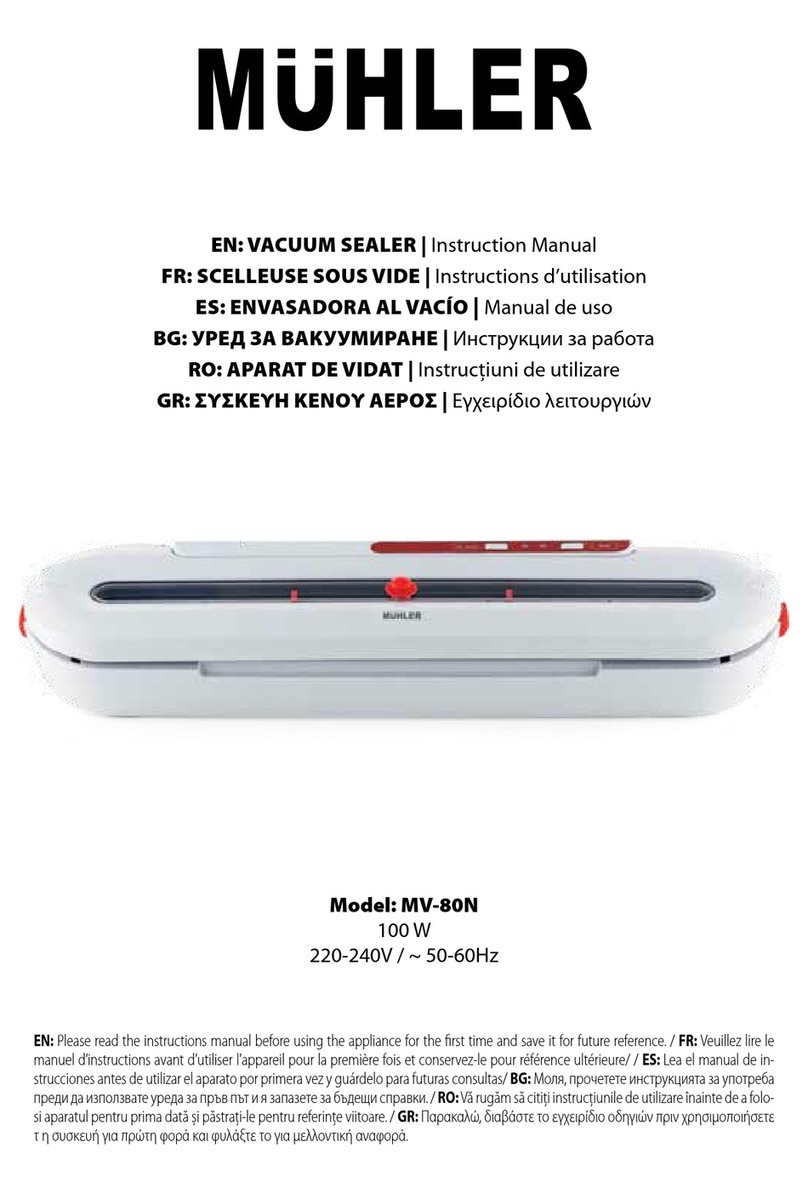 MUHLER MV-80N instruction manual