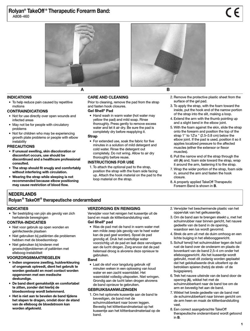 Rolyan TakeOff A808-460 User manual