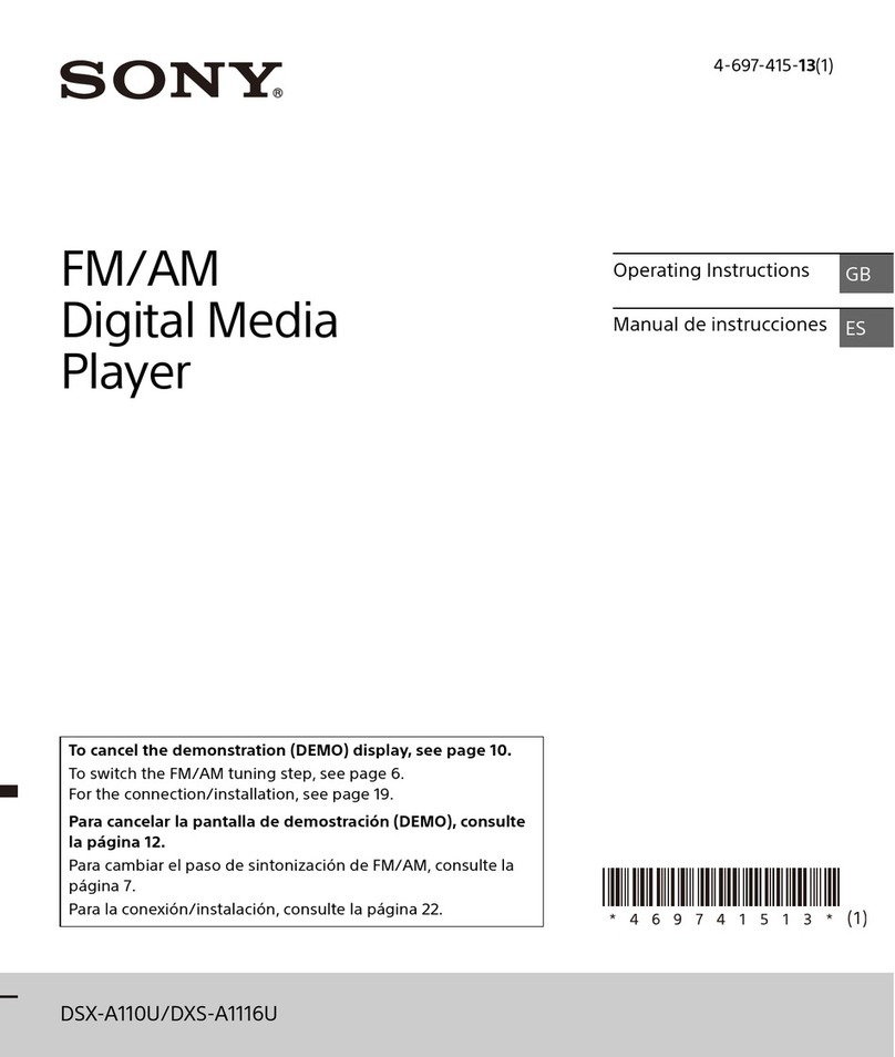 Sony DXS-A1116U User manual
