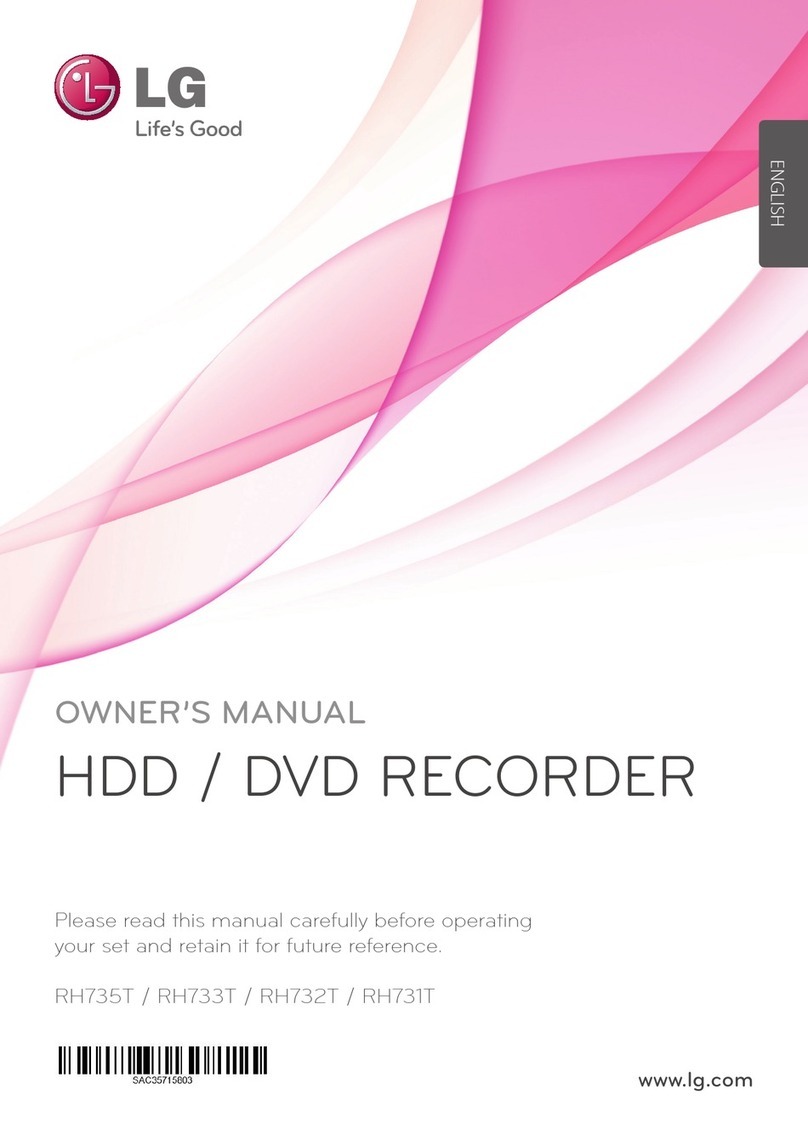 LG RH733T User manual