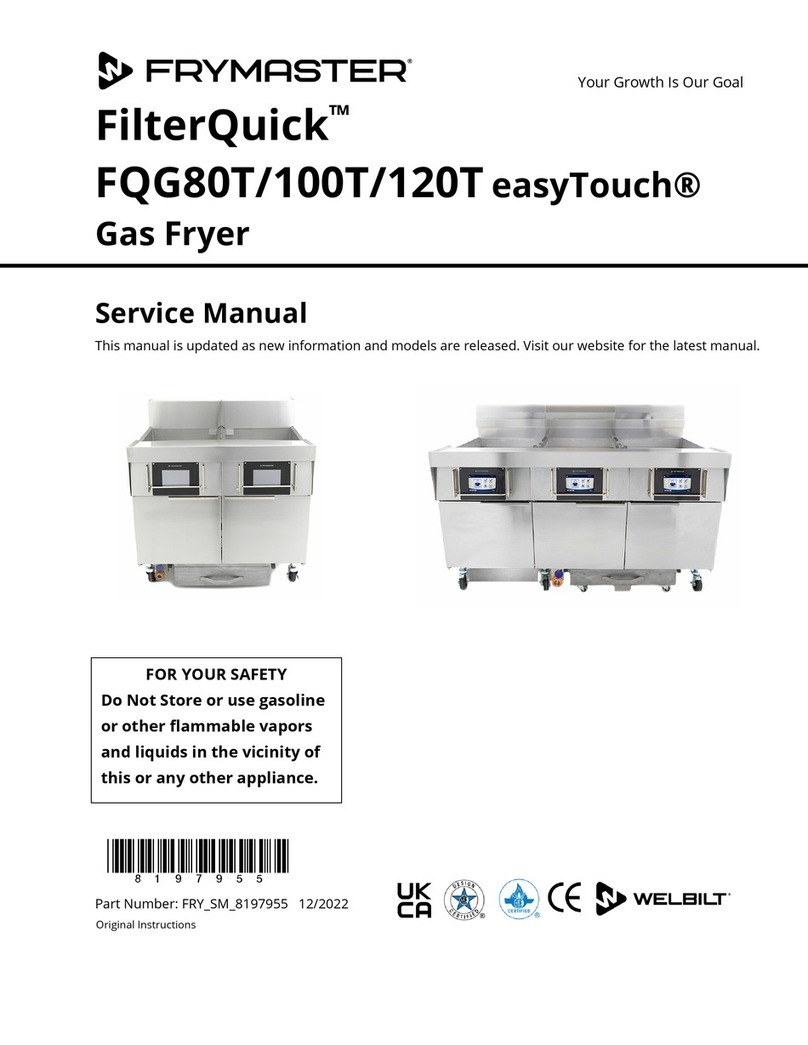 Frymaster FilterQuick FQG80T User manual