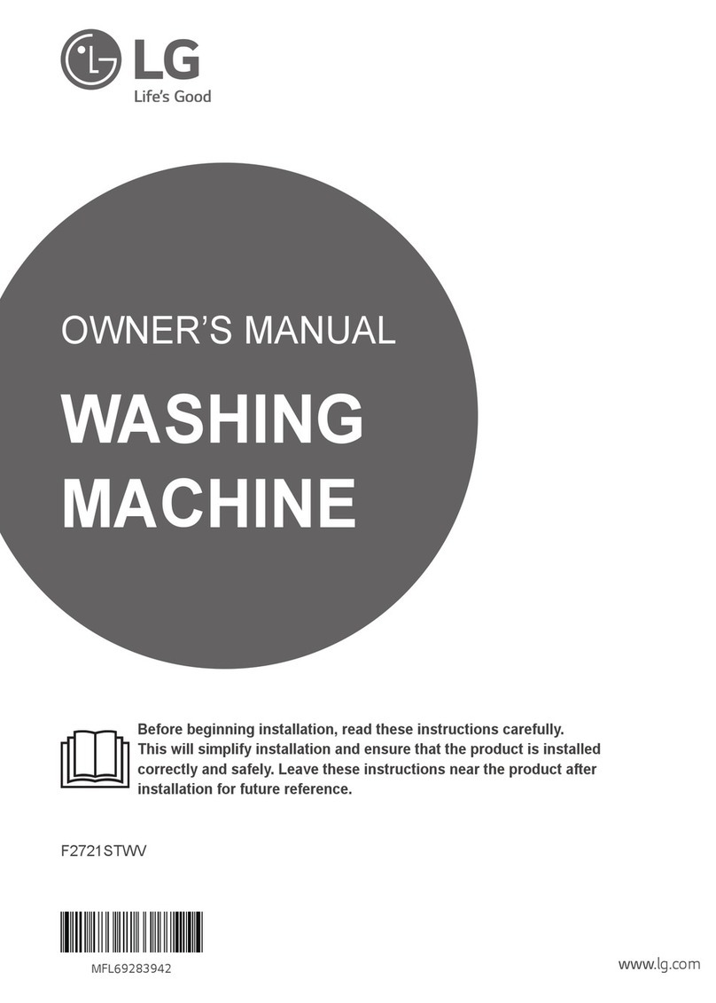 LG F2721STWV owner's manual