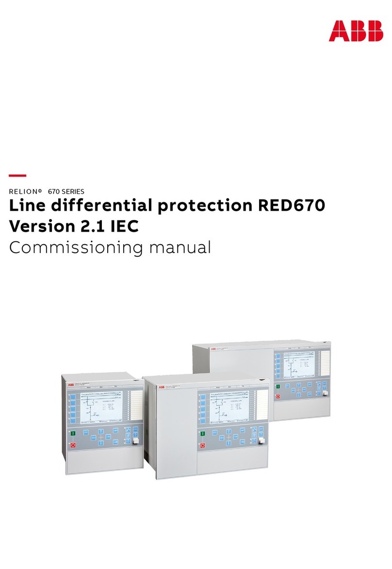 ABB Relion 670 series Quick start guide