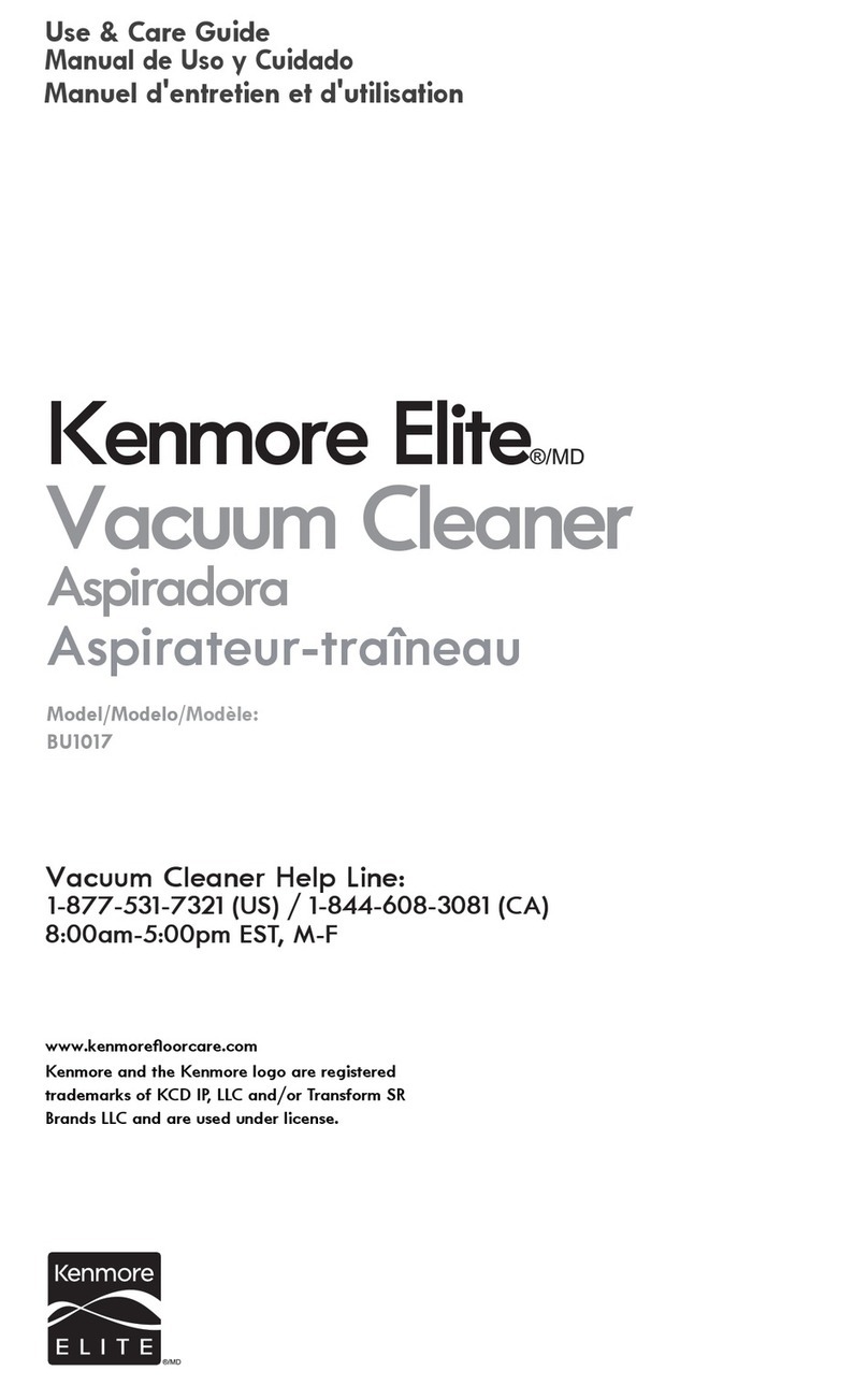 Kenmore Elite BU1017 User manual