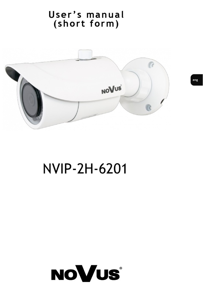 Novus NVIP-2H-6201 User manual Novus NVIP-2H-6201 User manual