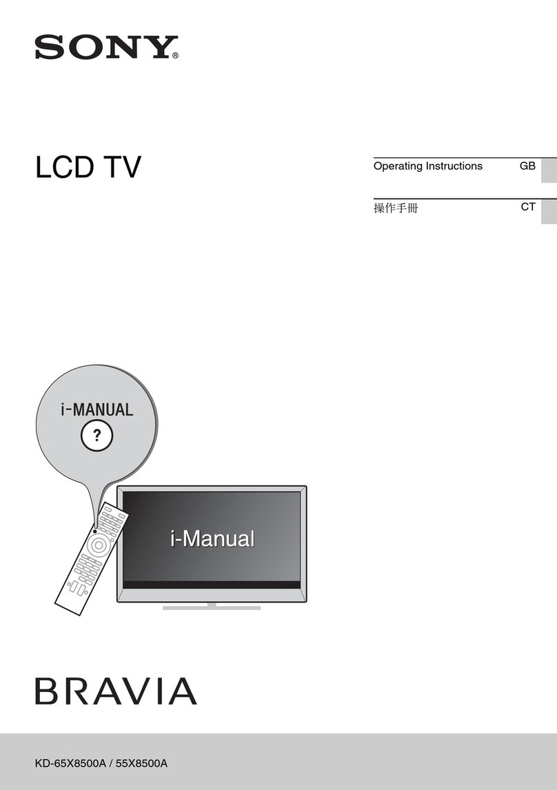Sony BRAVIA KD-65X8500A User manual