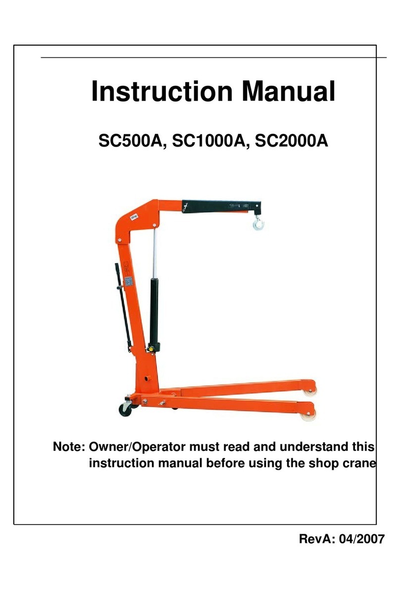 TTC Lifting SC500A instruction manual