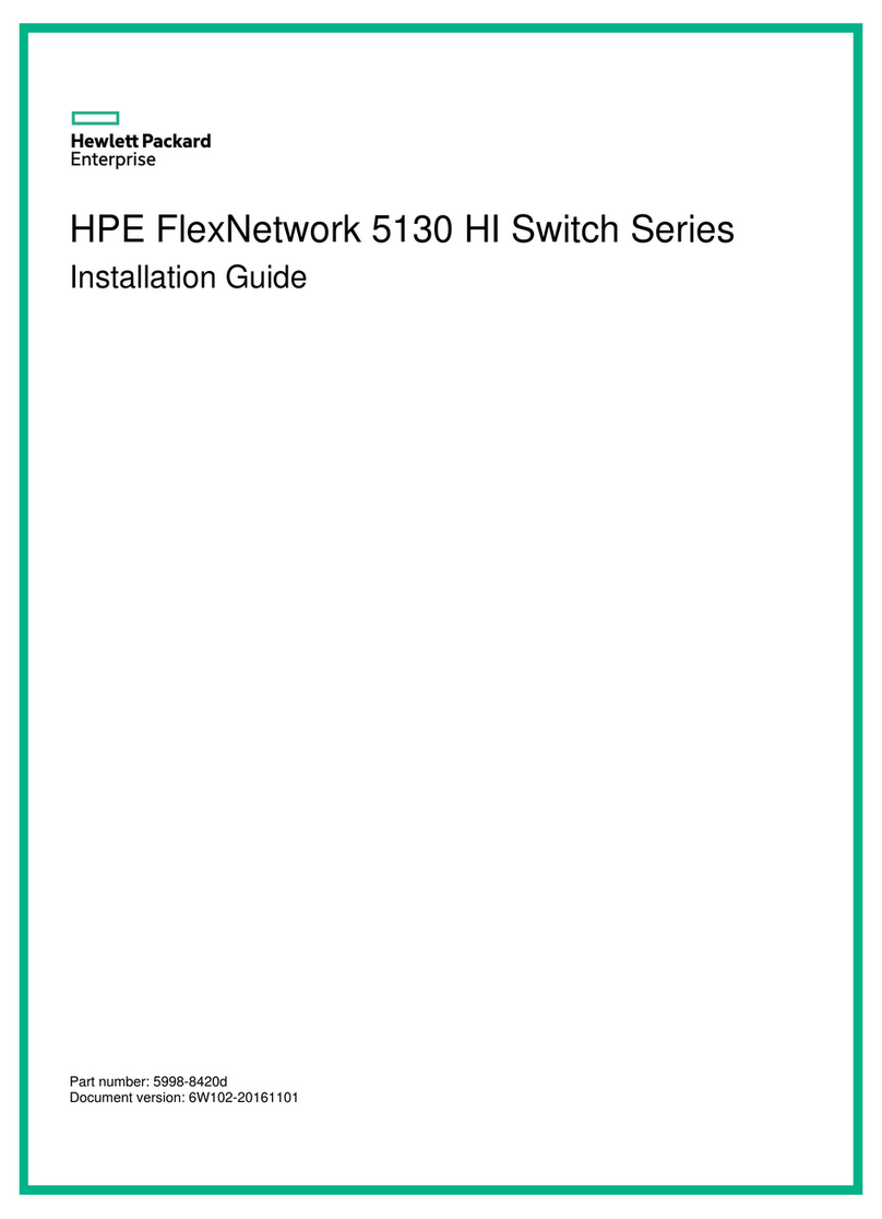 HPE JH323A User manual