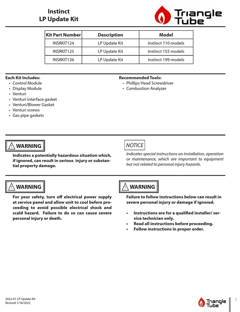 TriangleTube INSRKIT124 instruction manual