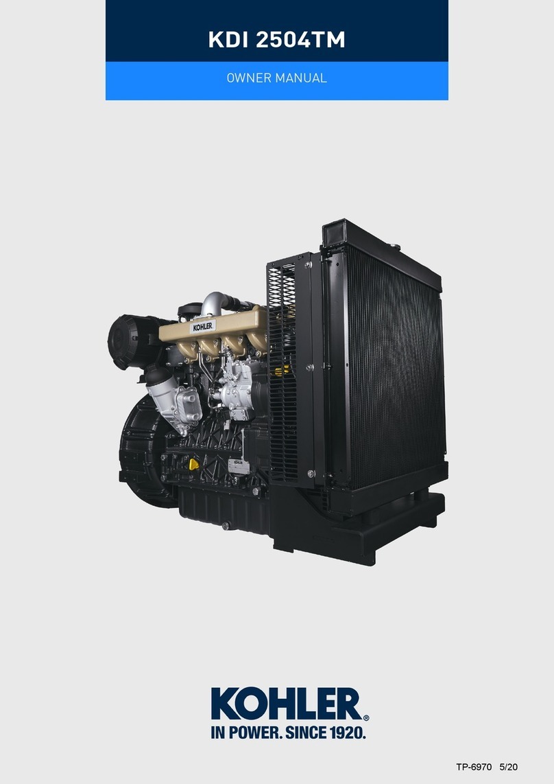 Kohler KDI 2504TM User manual