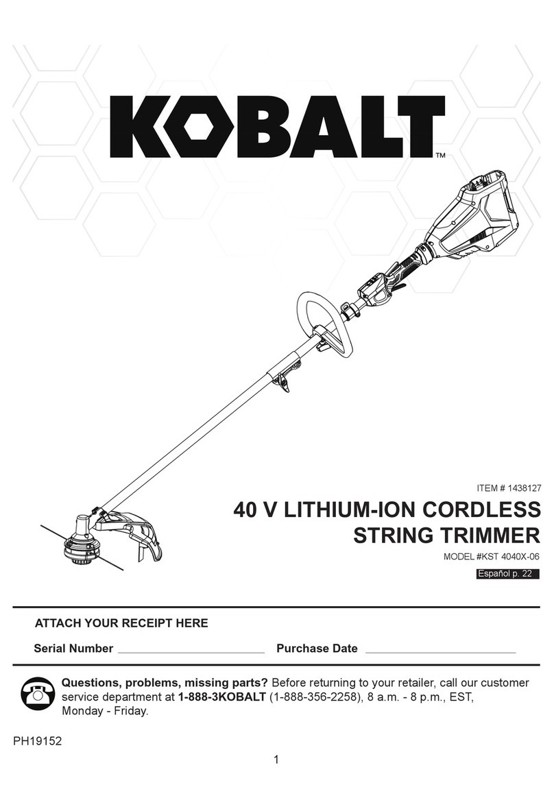 Kobalt KST 4040X-06 Operator's manual