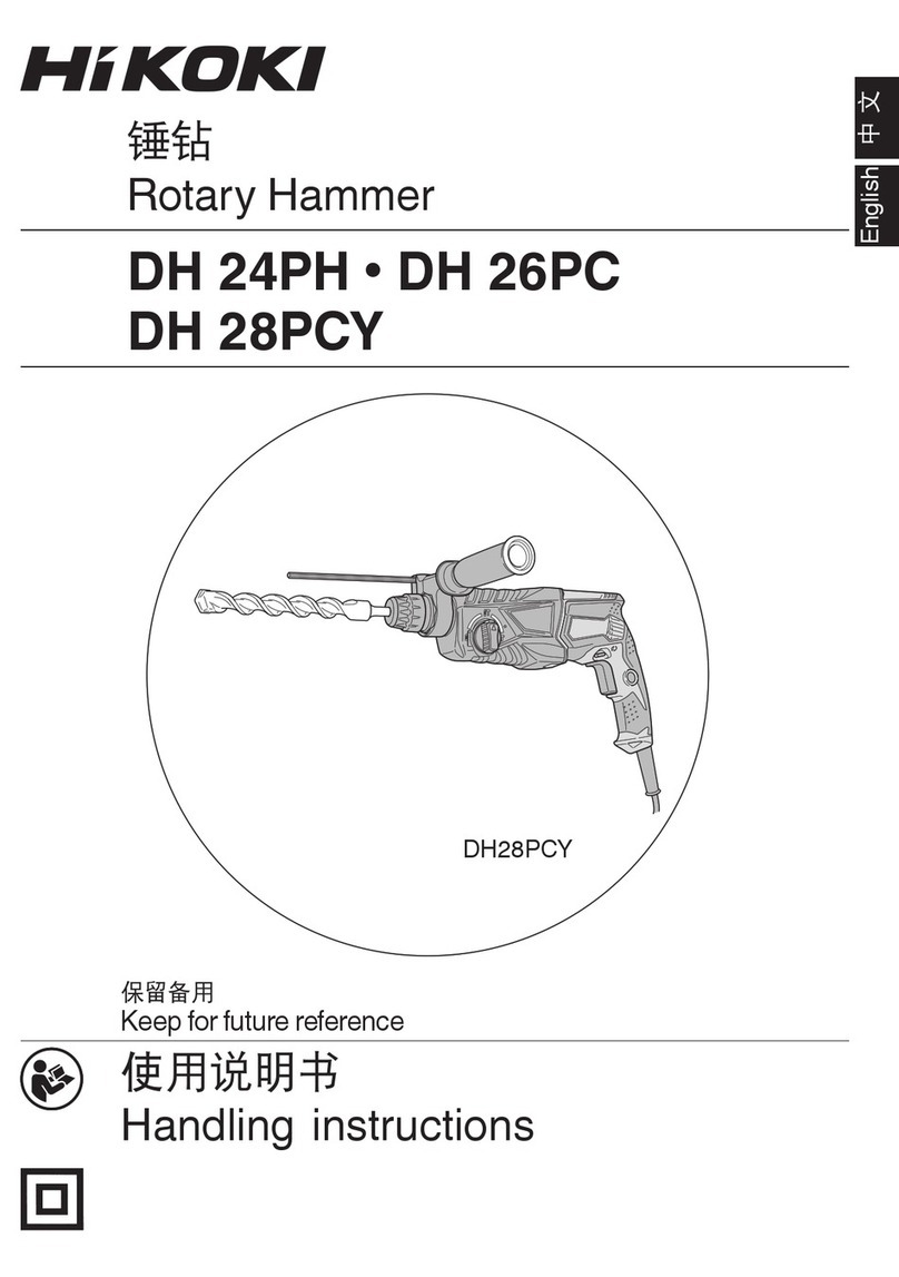 HIKOKI DH 26PC Handling instruction