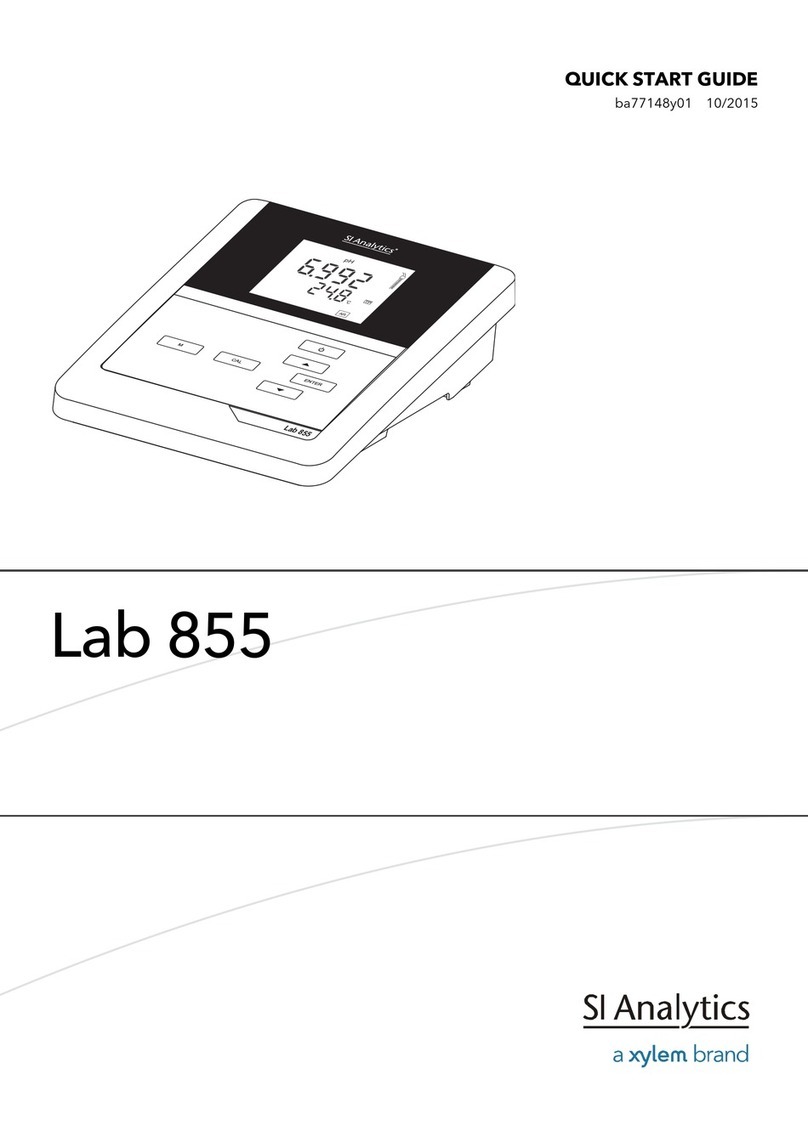 Xylem SI Analytics Lab 855 quick start guide