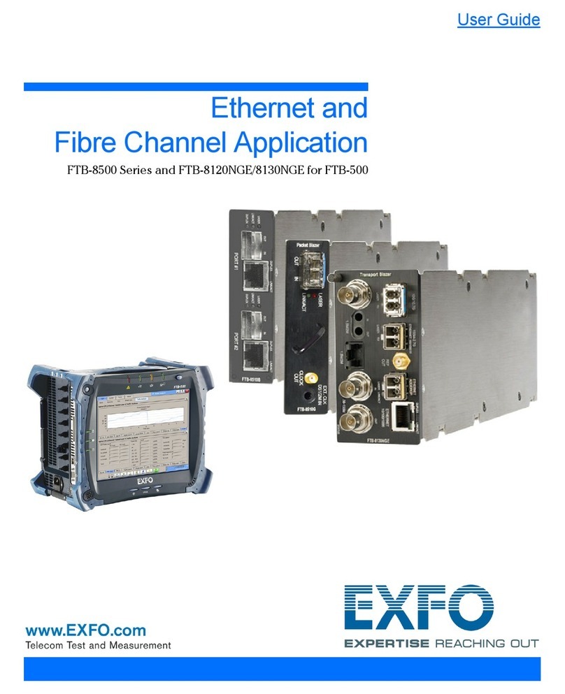 EXFO FTB-8500 Series user guide