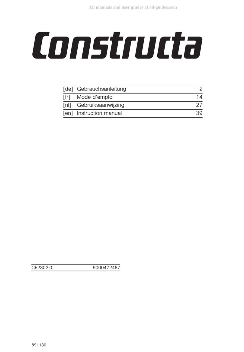 CONSTRUCTA CF2302.0 User manual