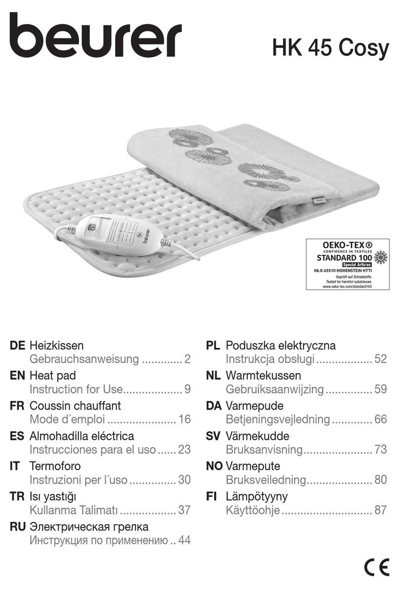 Beurer 27303 Instructions for use