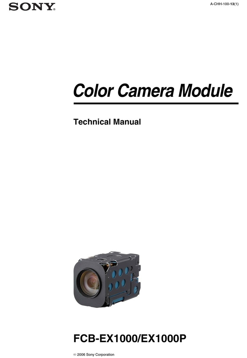 Sony FCBEX1000 Technical manual