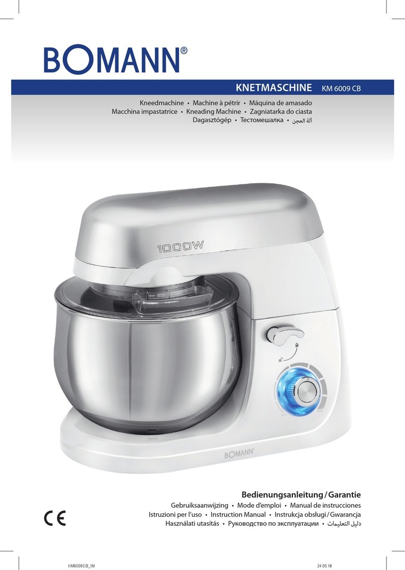 BOMANN KM 6009 CB instruction manual