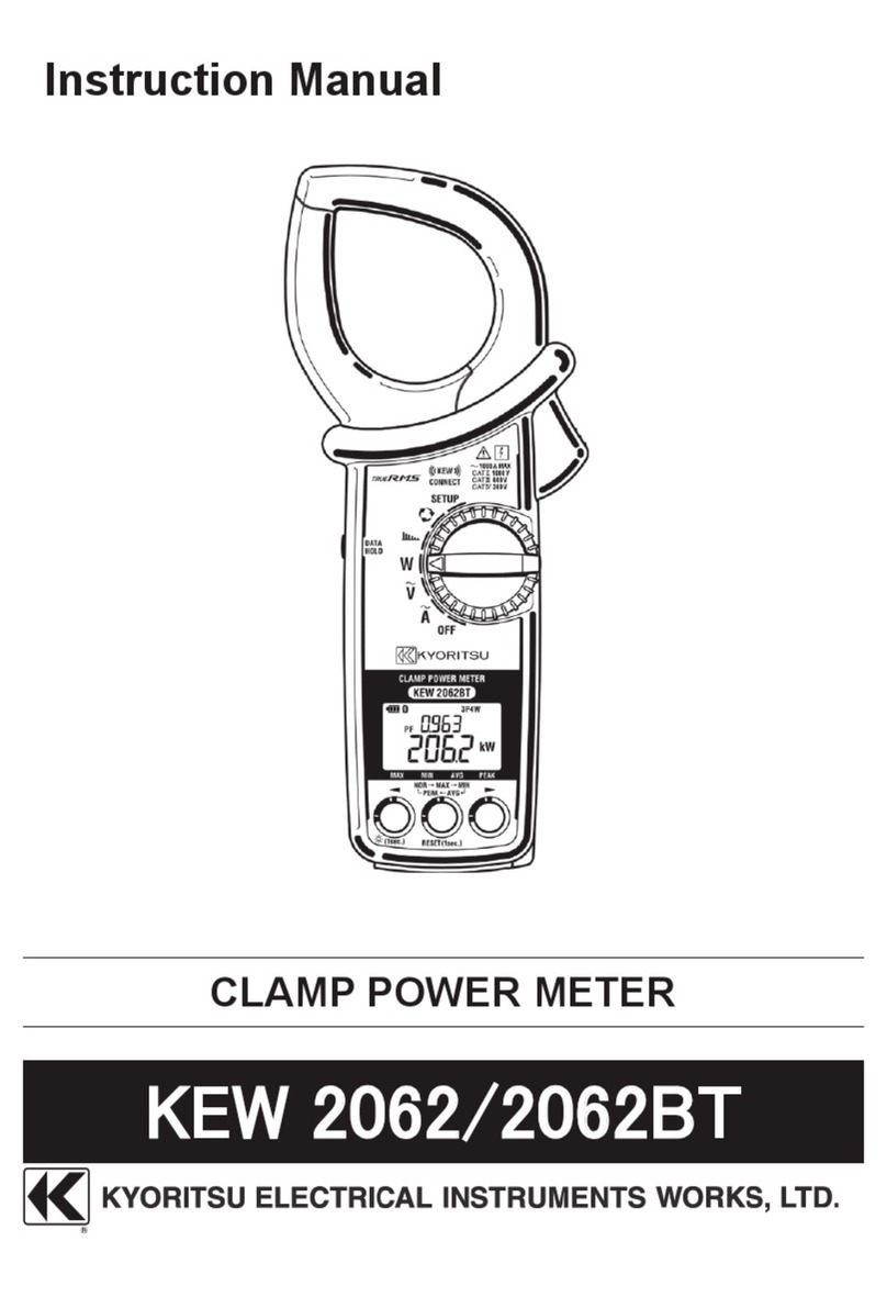 KYORITSU 2062 User manual KYORITSU 2062 User manual
