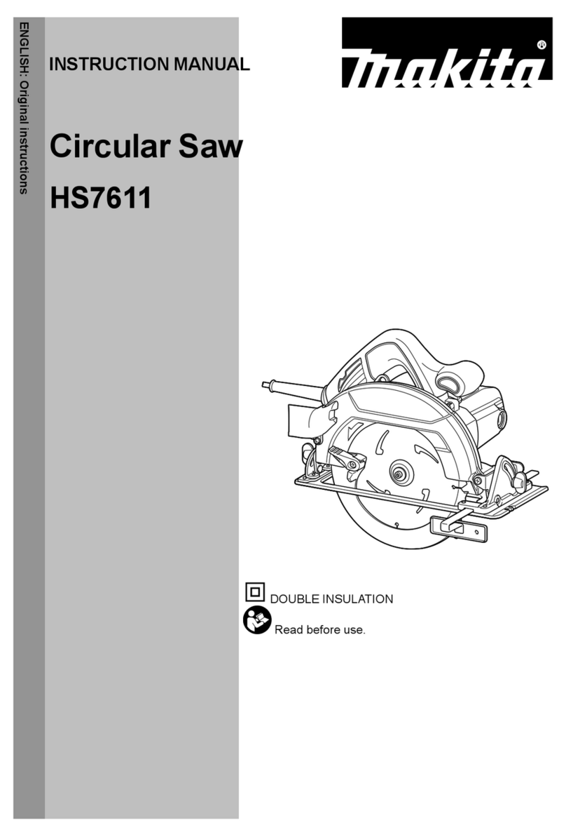 Makita HS7611 User manual