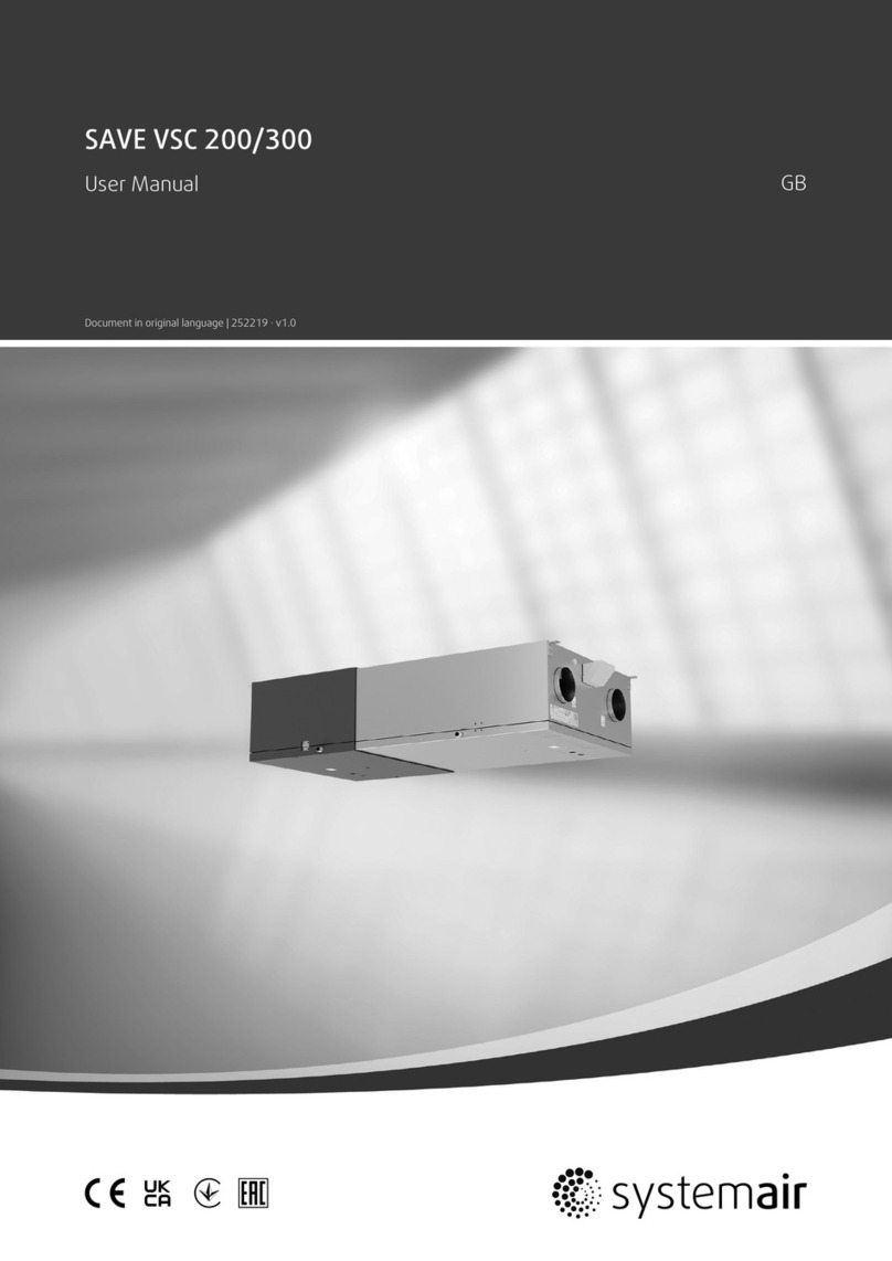 System air SAVE VSC 200 User manual