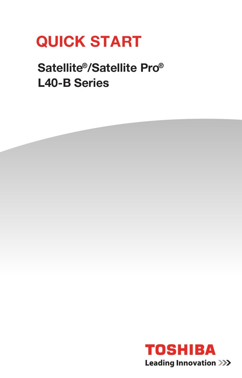 Toshiba Satellite L40-B Series User manual