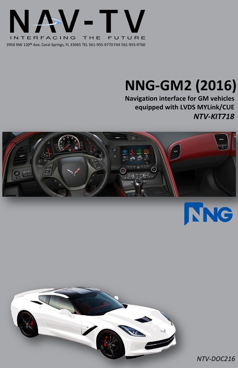 Nav TV NNG-GM2 2016 manual