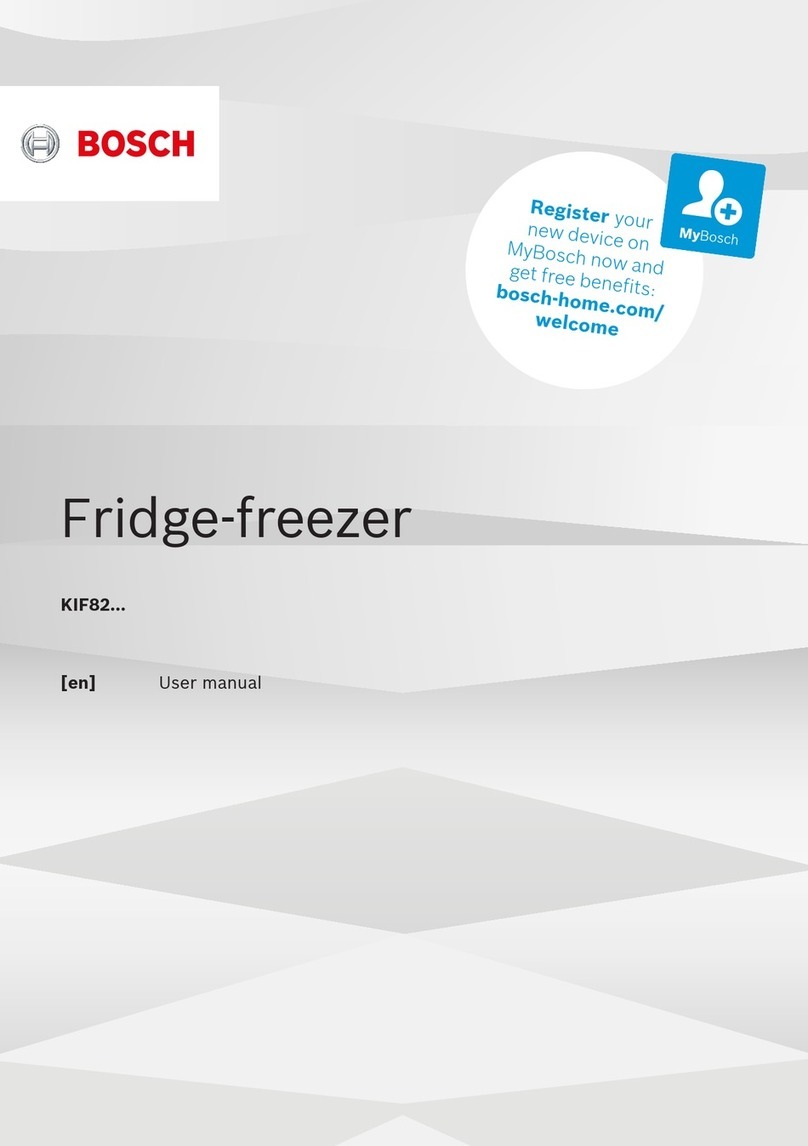 Bosch KIF82PFF0 User manual