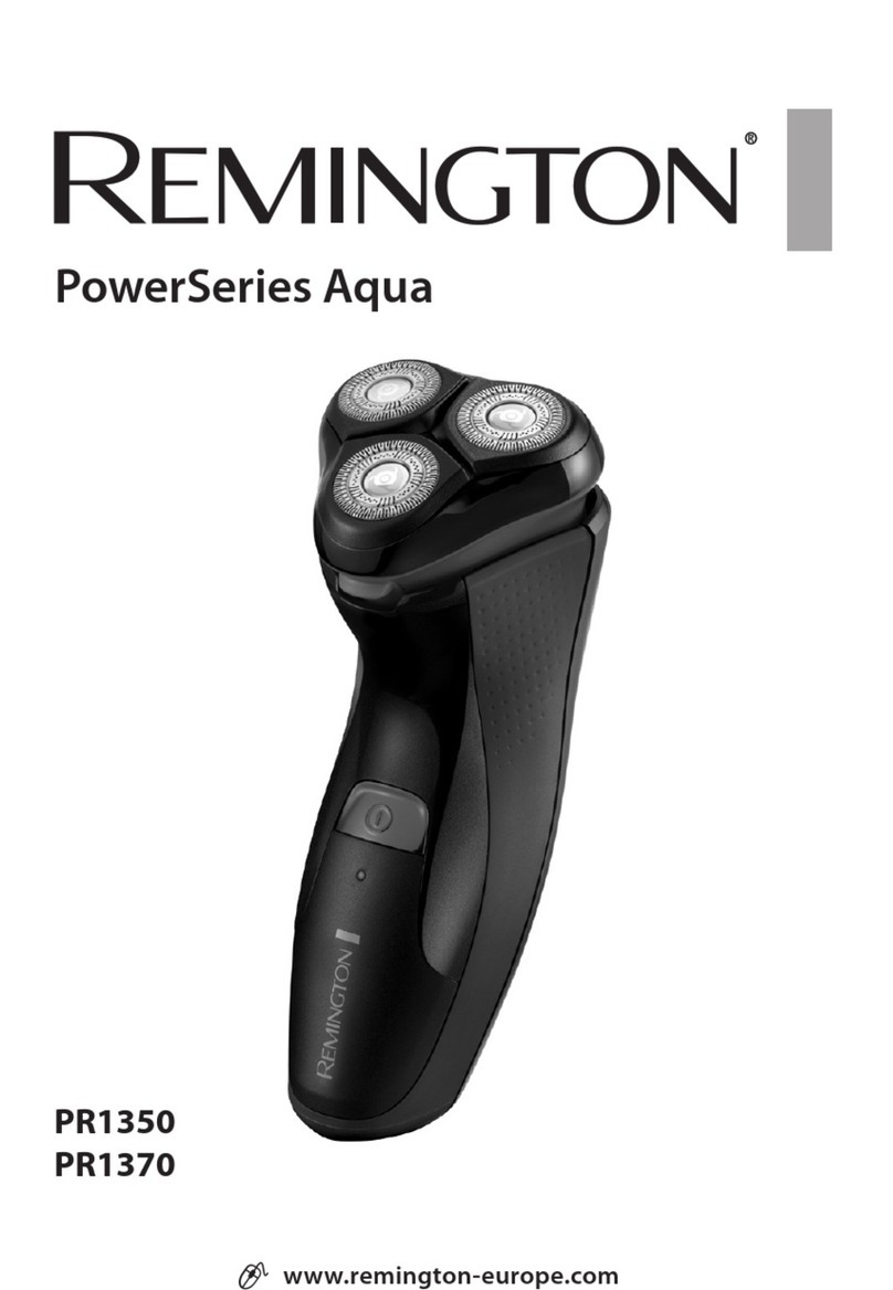 Remington PowerSeries Aqua User manual
