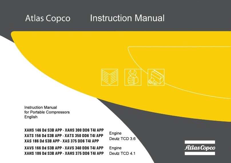Atlas Copco XAHS 146 Dd S3B APP instruction manual