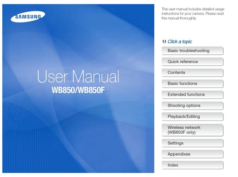 Samsung WB850 User manual