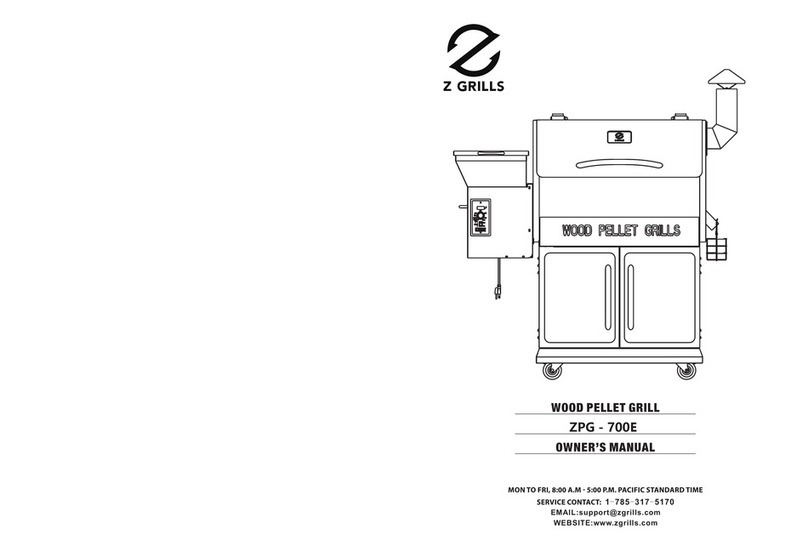 Z GRILLS Feed Life ZPG-700E Series owner's manual