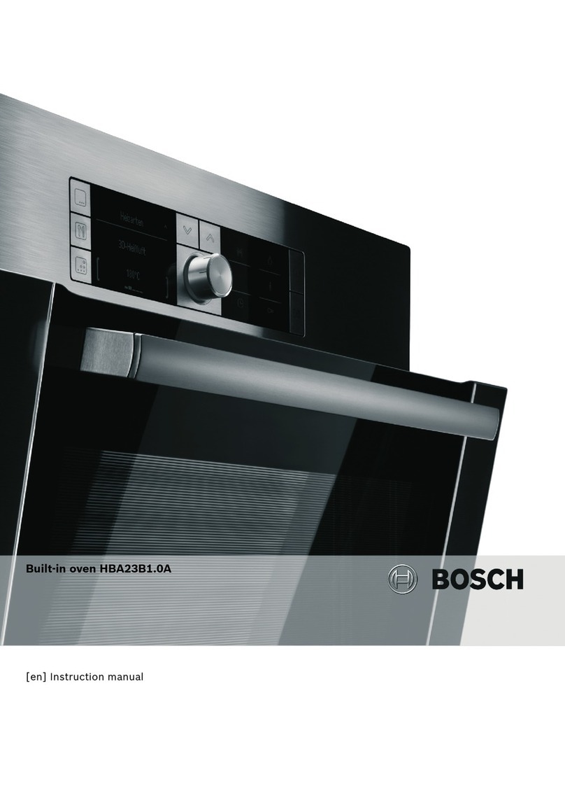 Bosch HBA23B1 0A Series instruction manual