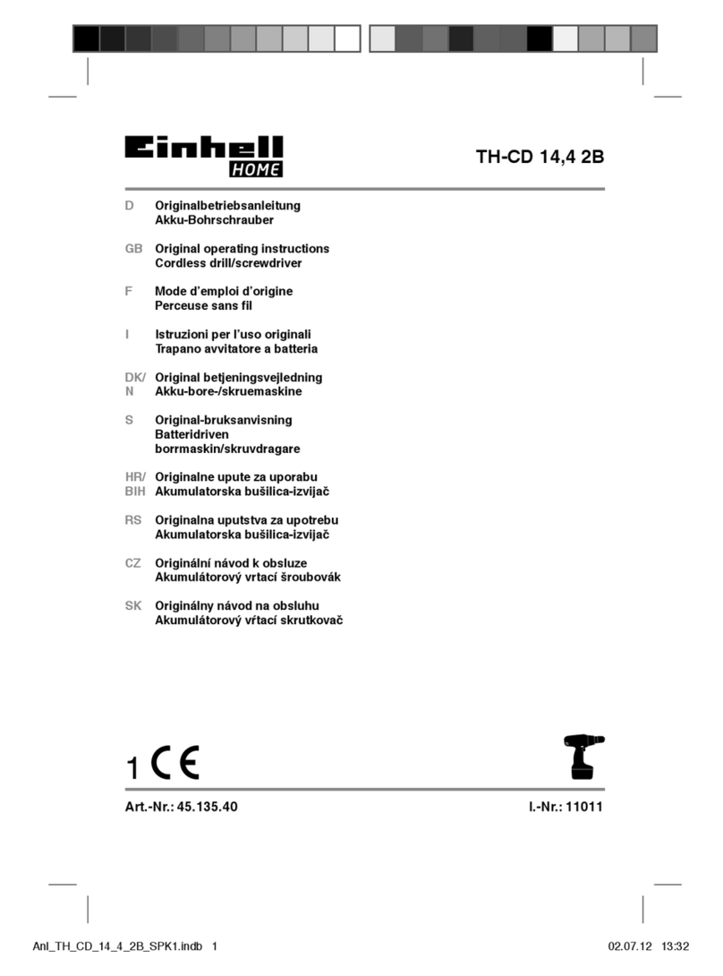 EINHELL TH-CD 14,4 2B Original operating instructions EINHELL TH-CD 14,4 2B Original operating instructions