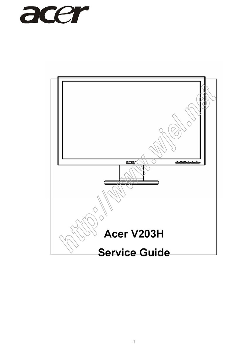 Acer V203H User manual