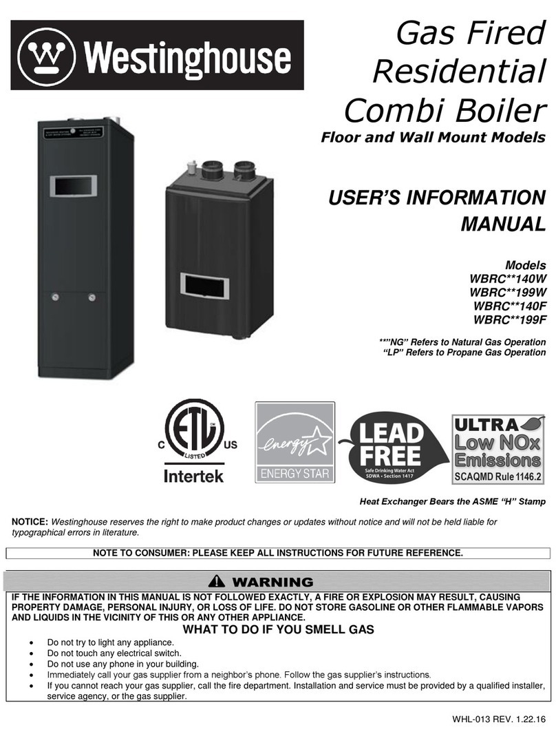 Westinghouse WBRU 199W Series Guide