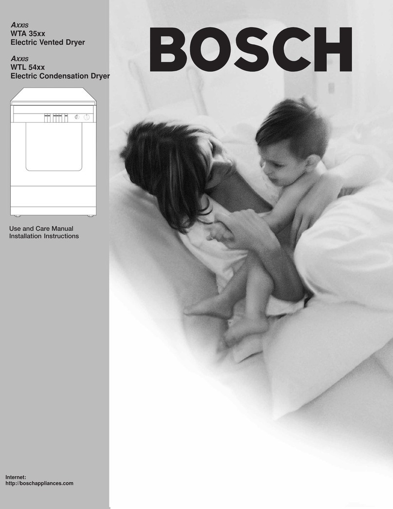 Bosch WTL 54 Series User manual
