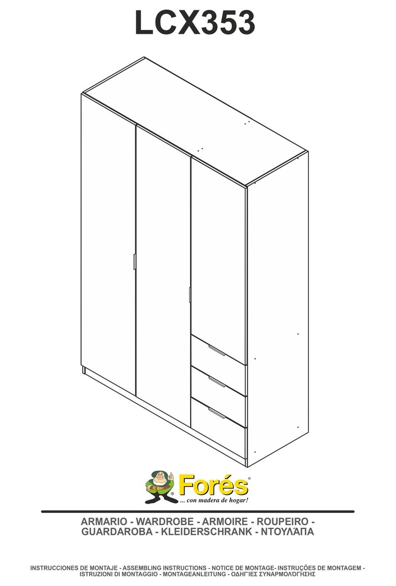 Fores LCX353 Installation guide